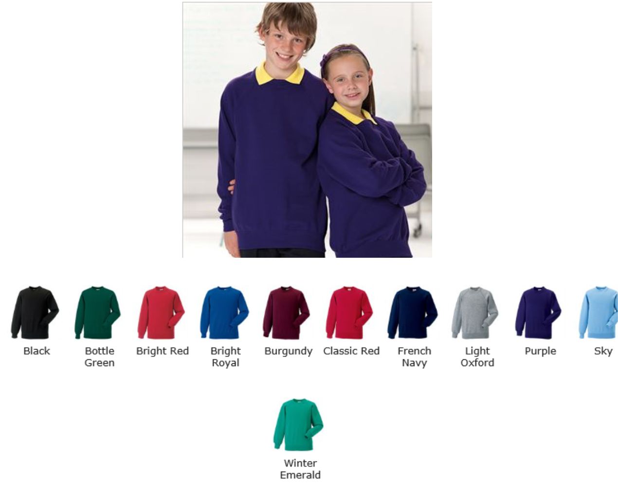 Jerzees Schoolwear 762B Raglan Sweatshirt